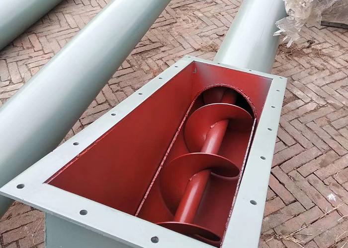 干粉砂漿絞龍輸送機結構圖紙