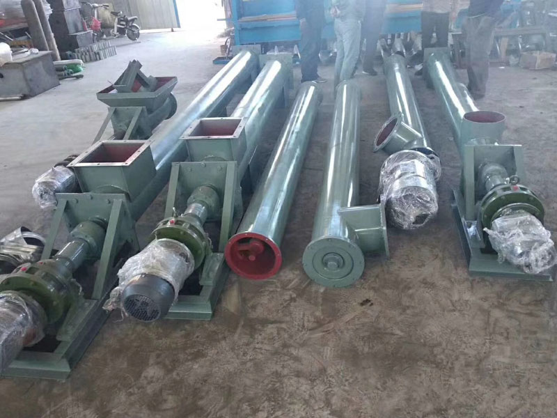 水冷卻螺旋給料機結構圖紙 水冷卻螺旋給料機結構圖紙